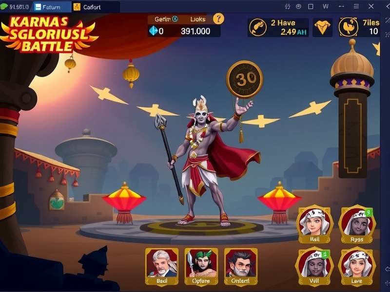 Karna S Glorious Battle character customization